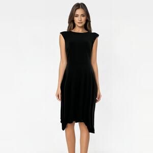Ann Taylor Handkerchief Hem Little Black Dress